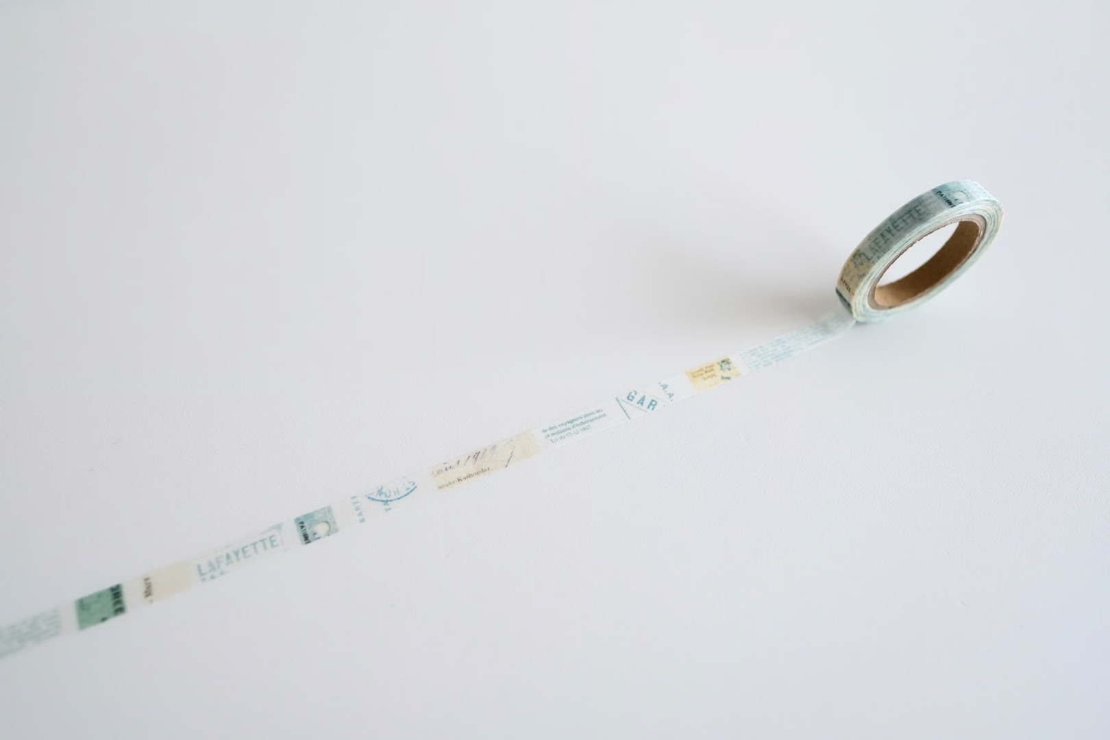 Yohaku Slim Washi Tape L-023 - Birch Forest