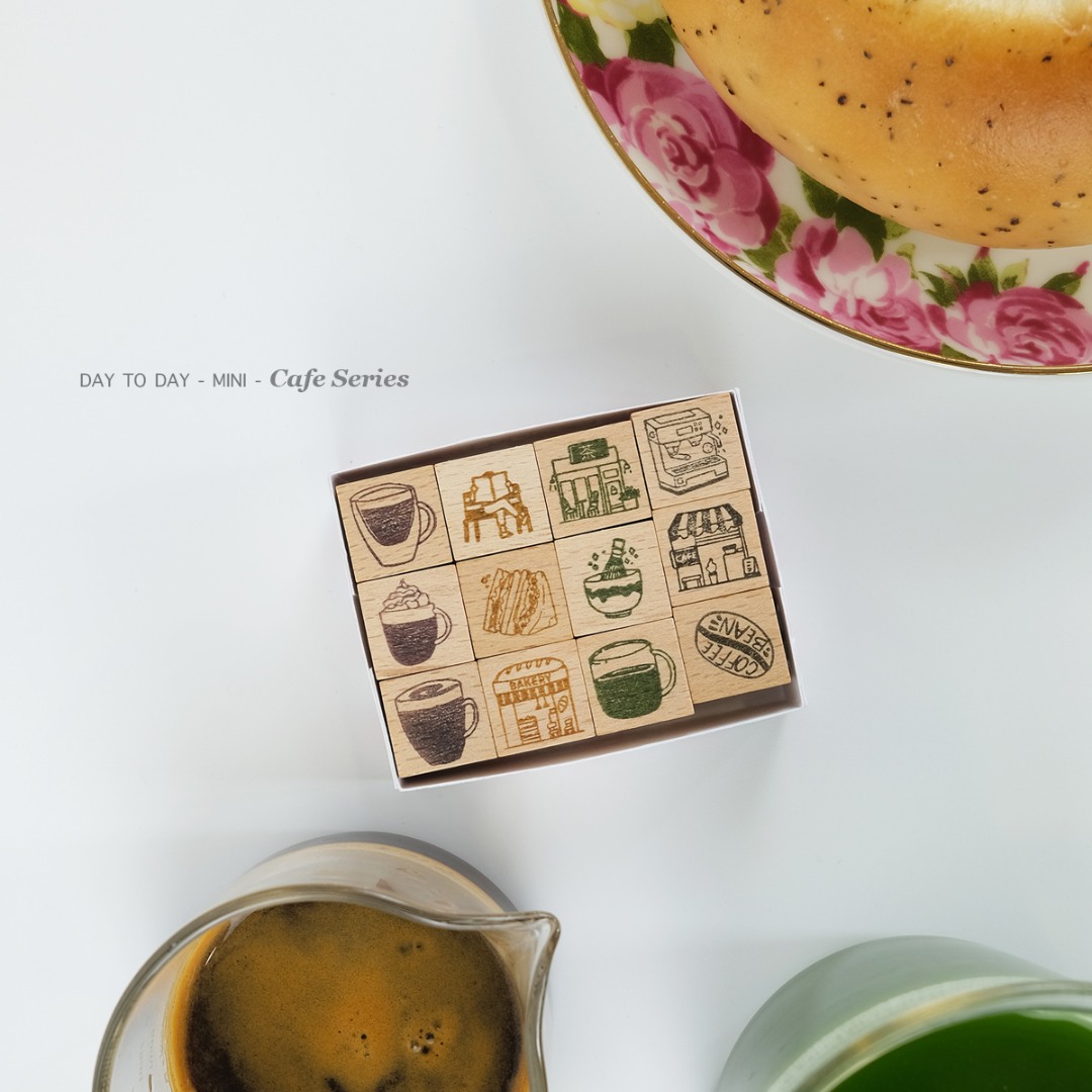 Pre-Order Kurukynki Stamp Day To Day Cafe - Roast And Relax