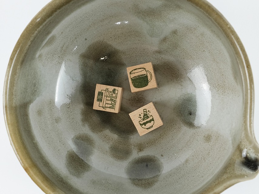 Pre-Order Kurukynki Stamp Day To Day Cafe - Green Whisk