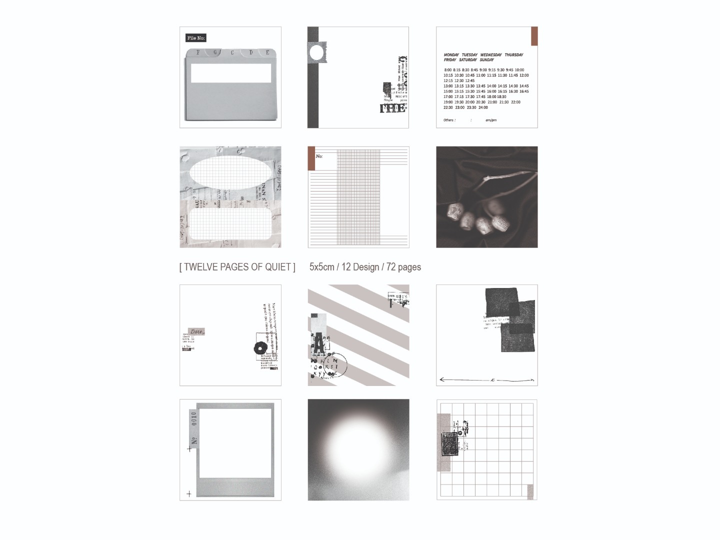 Pre-Order Kurukynki Memo Pad - Quiet