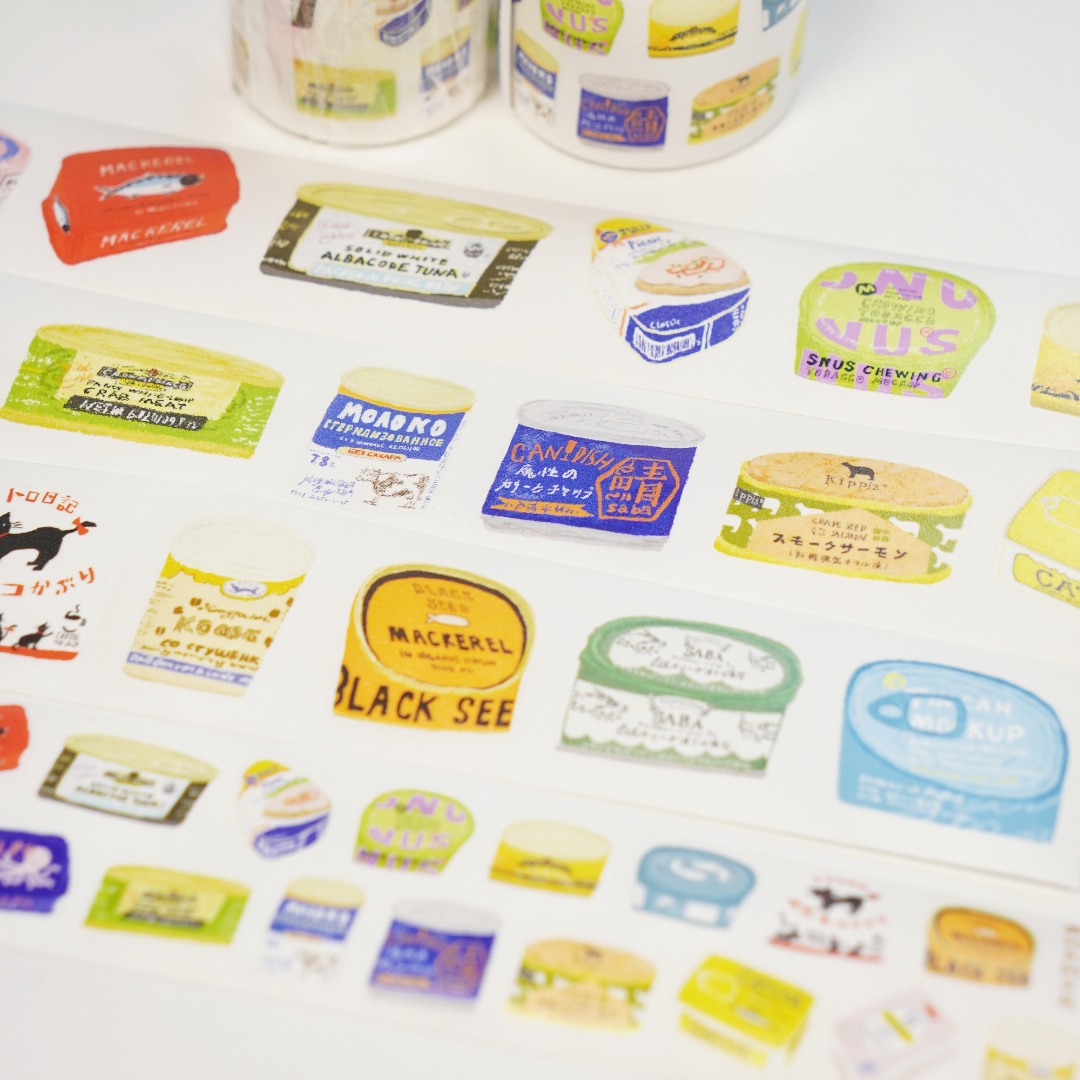 Wanle Studio Kiss-Cut Washi Tape - Many Cans