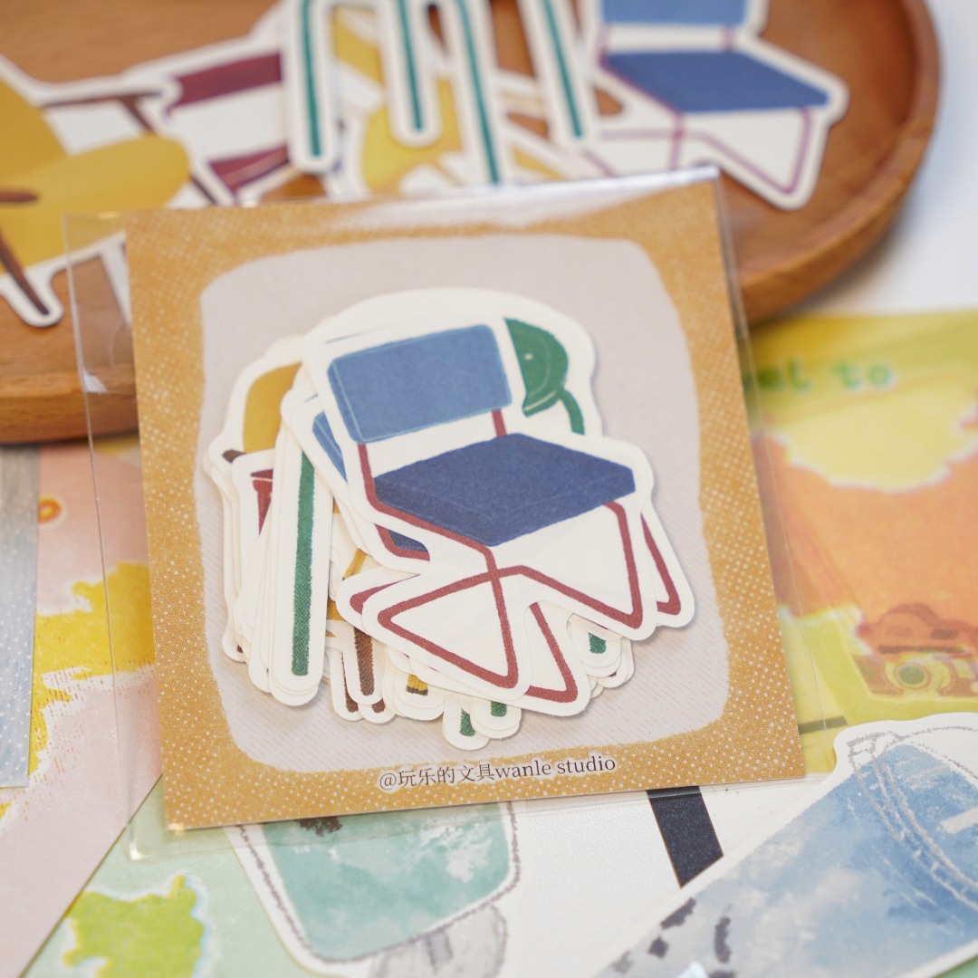 Wanle Studio Memo Paper Set - Sit Anywhere