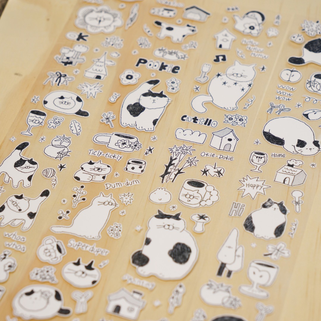 Wanle Studio Kiss-Cut Washi Tape - Black World