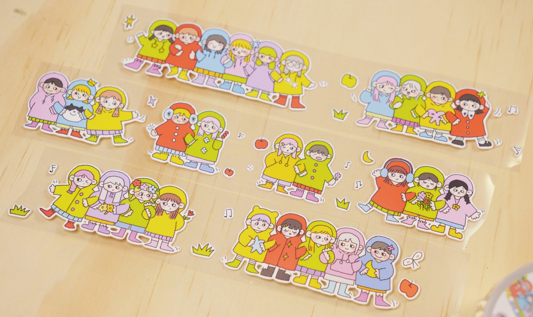 Wanle Studio Kiss-Cut Washi Tape - Good Friends