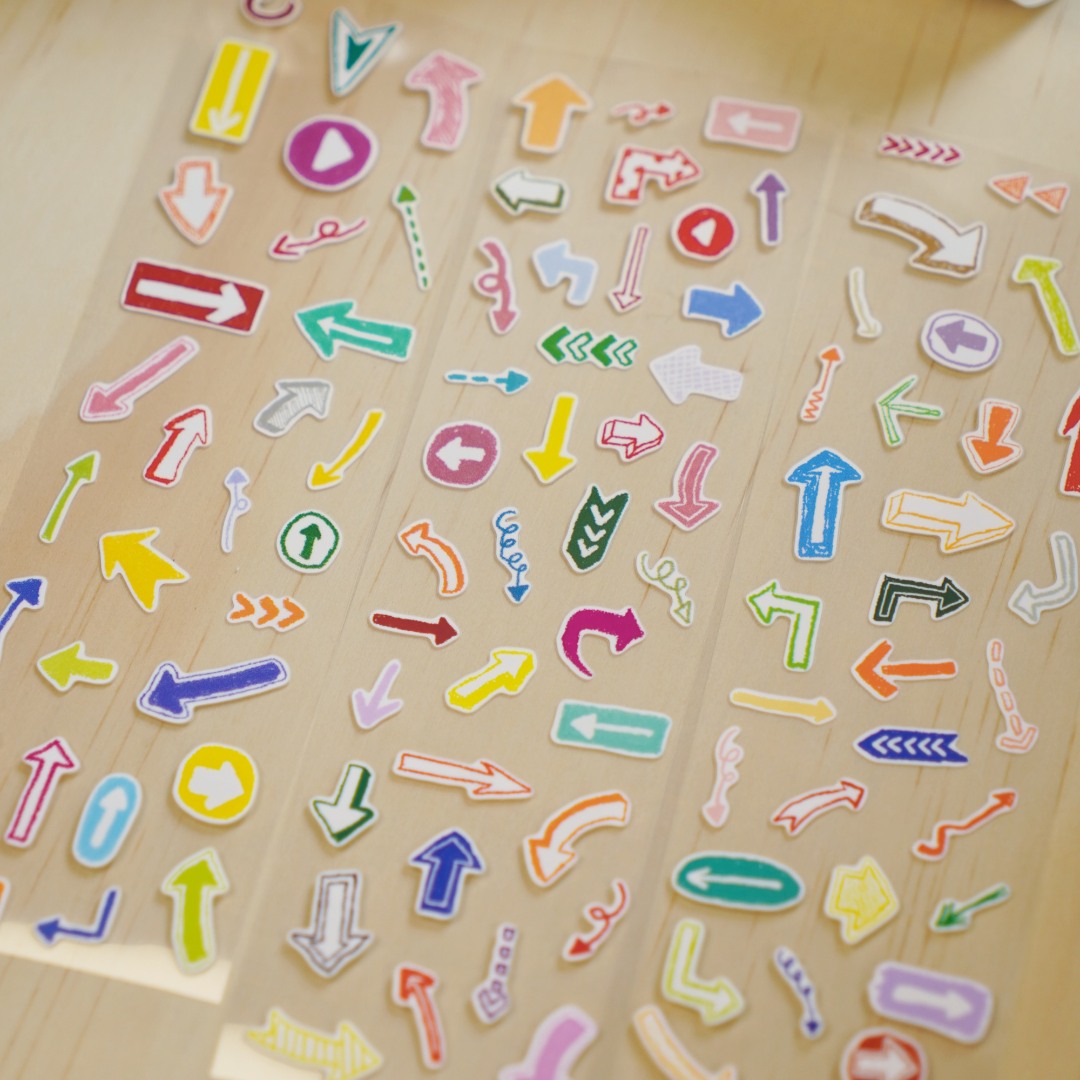 Wanle Studio Kiss-Cut Washi Tape - Rainbow Arrow