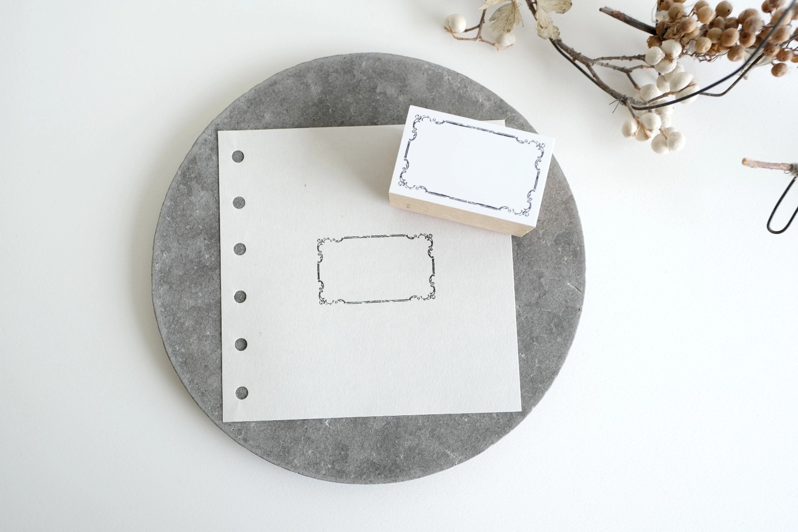 Yohaku Rubber Stamp S-107 - Sonata