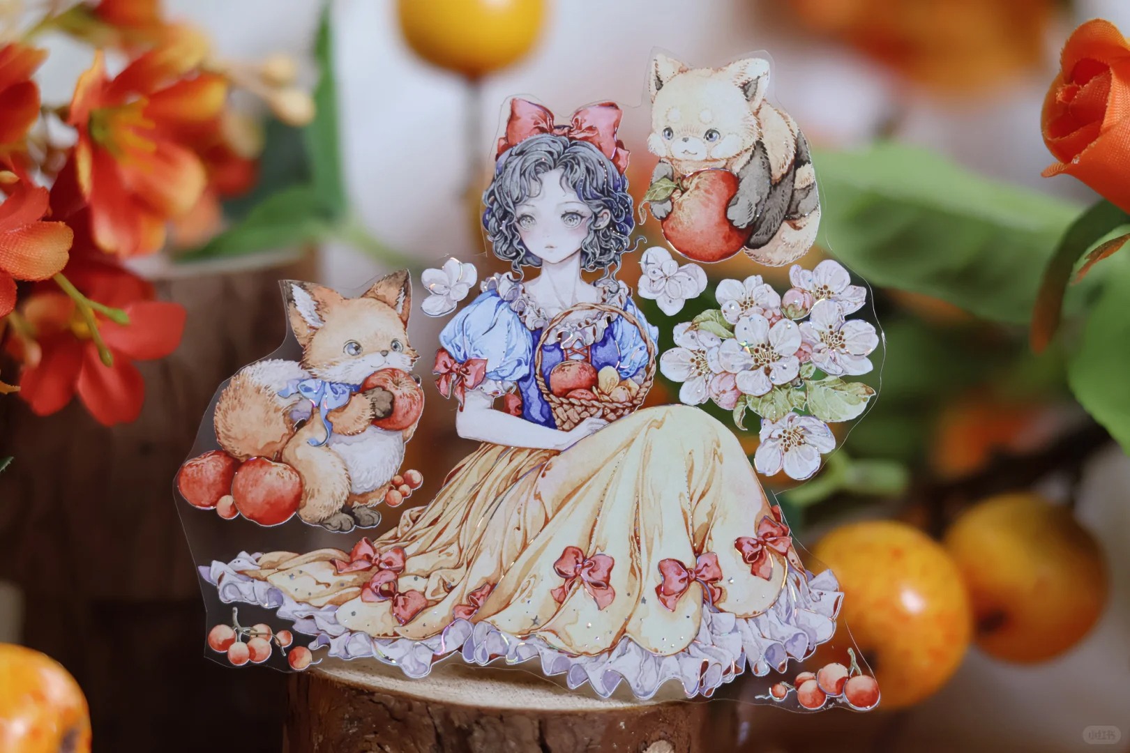 Shine x StudioVI PET Tape Sample - Snow White