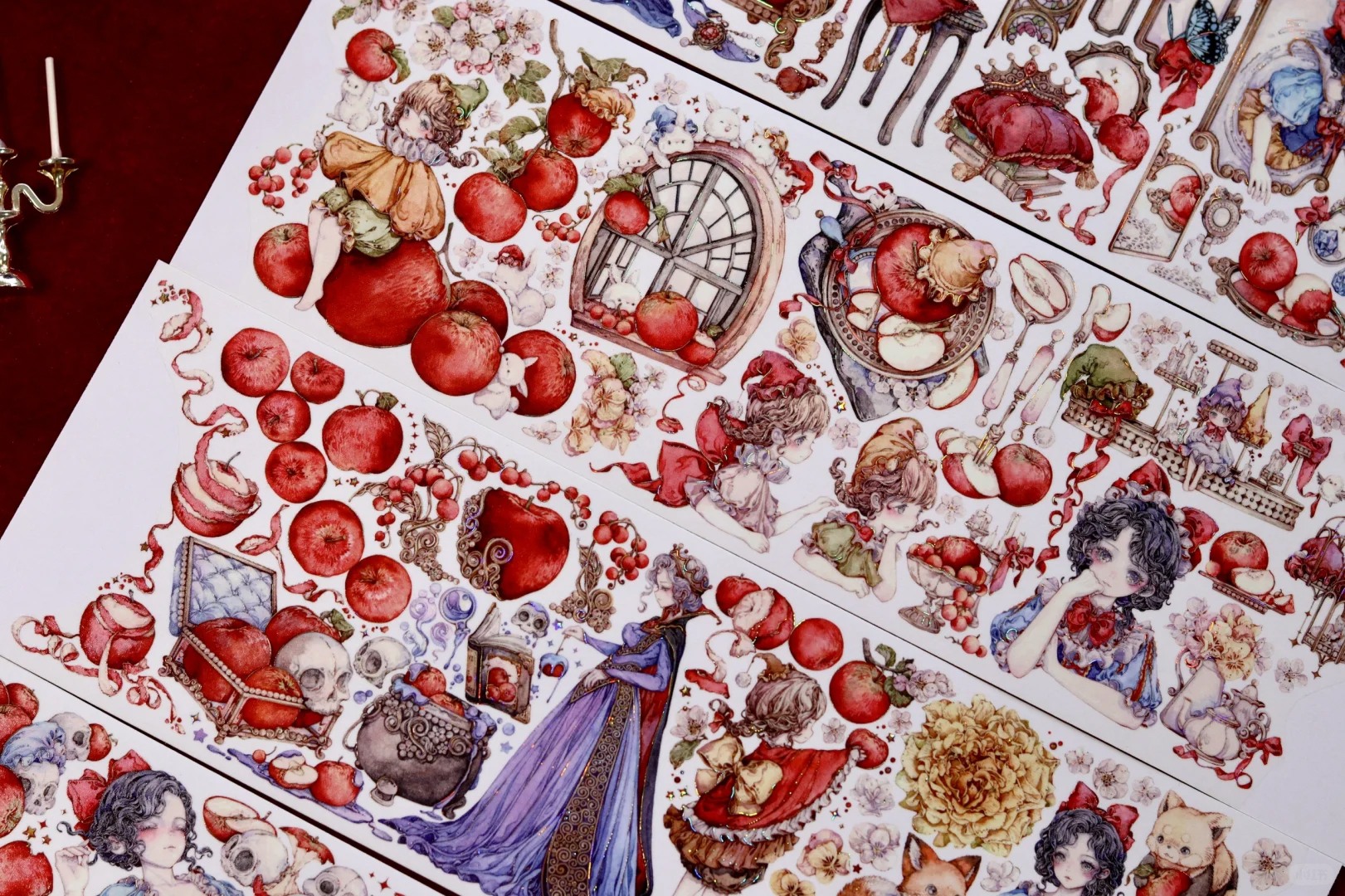 Shine x StudioVI PET Tape Sample - Snow White