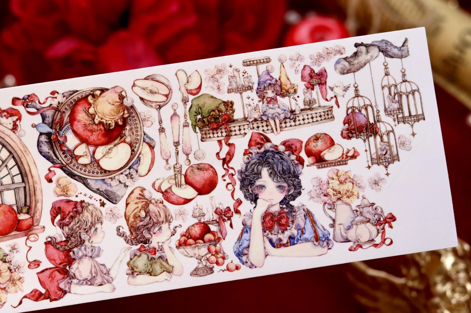 Shine x StudioVI PET Tape Sample - Snow White