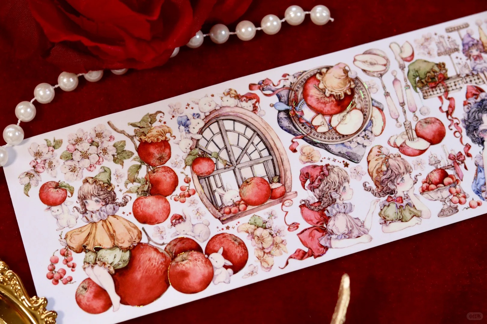 Shine x StudioVI PET Tape Sample - Snow White