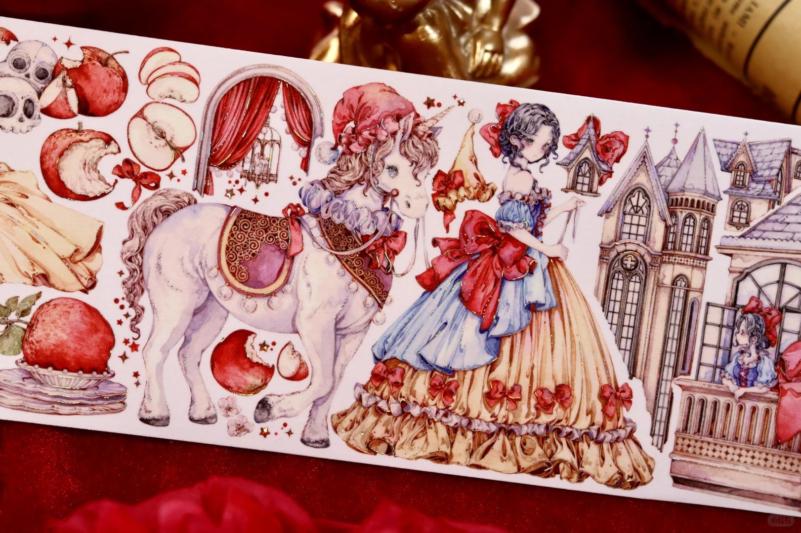 Shine x StudioVI PET Tape Sample - Snow White