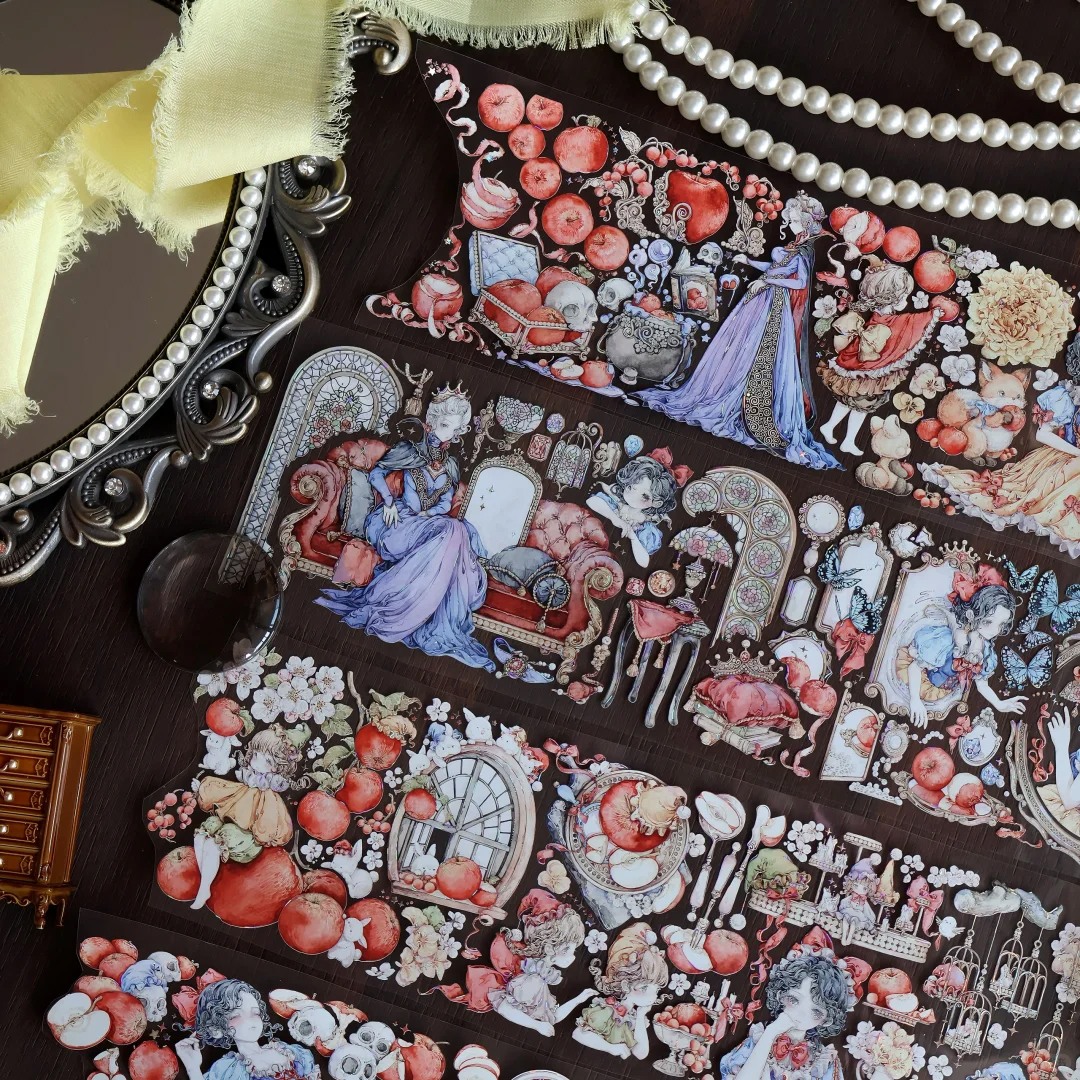 Shine x StudioVI PET Tape Sample - Snow White