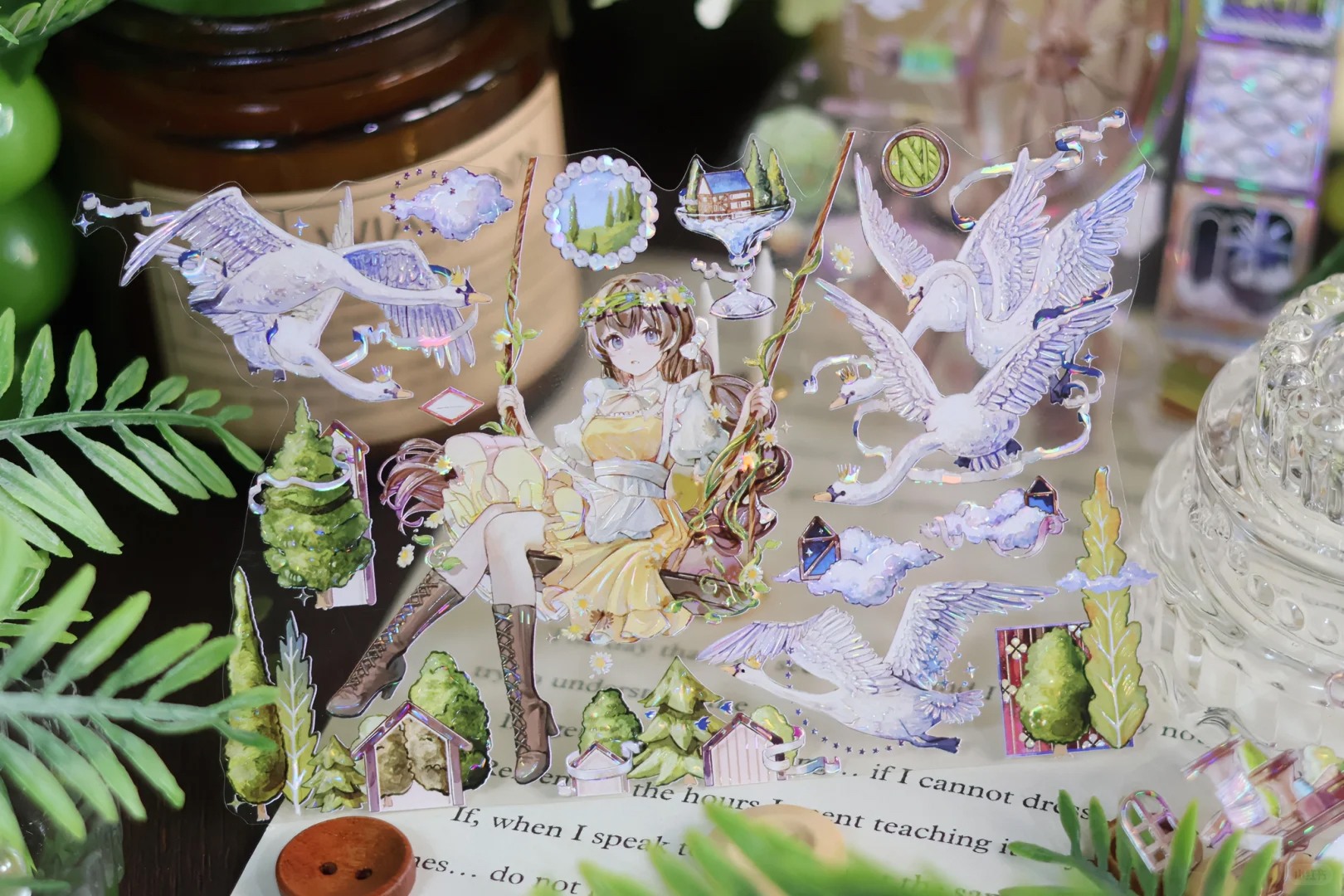 Shine x StudioVI PET Tape Sample - Feathered Dream River