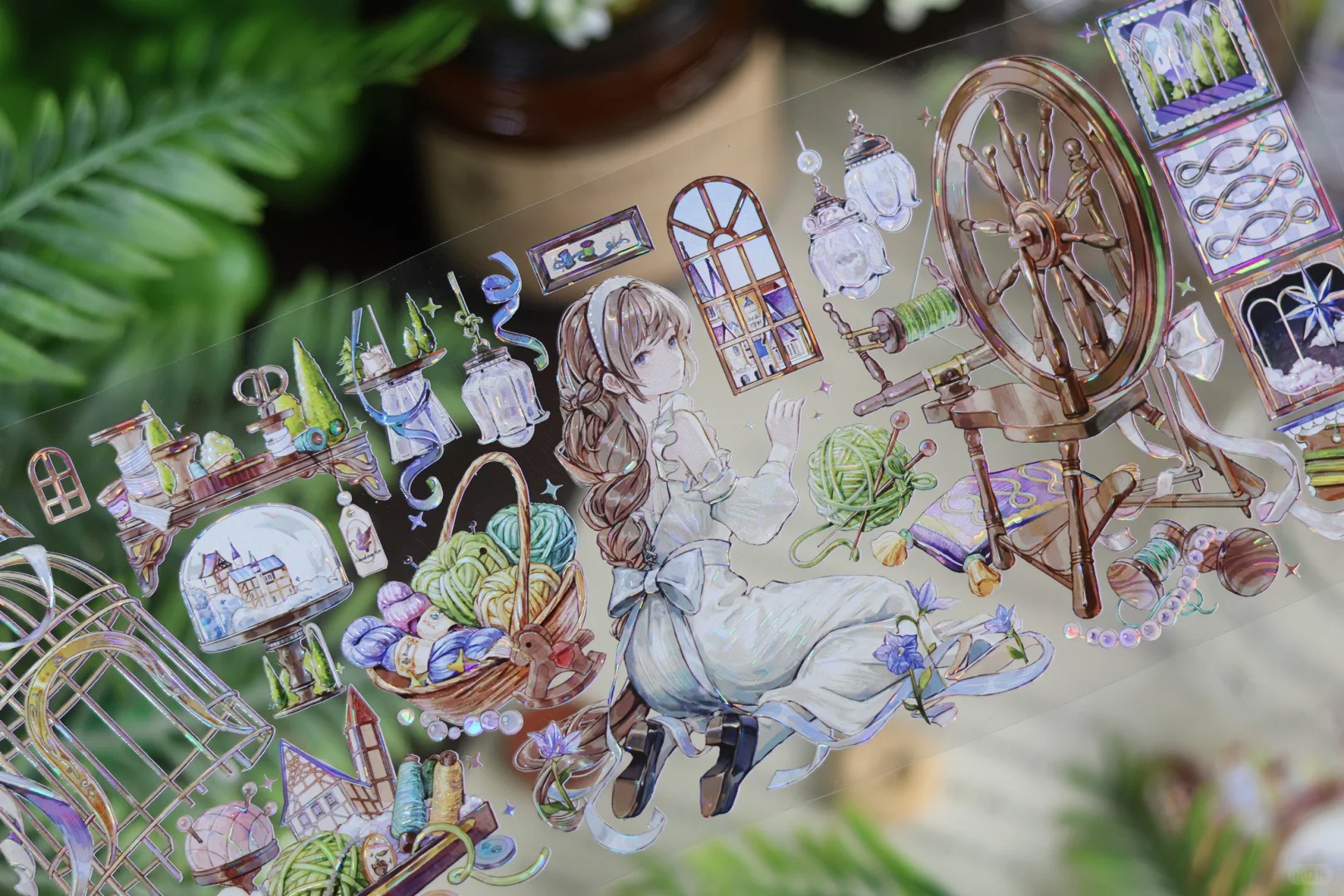 Shine x StudioVI PET Tape Sample - Feathered Dream River