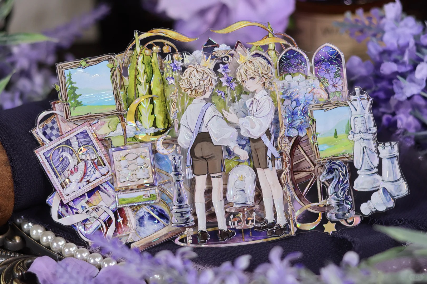 Shine x StudioVI PET Tape Sample - Feathered Dream River