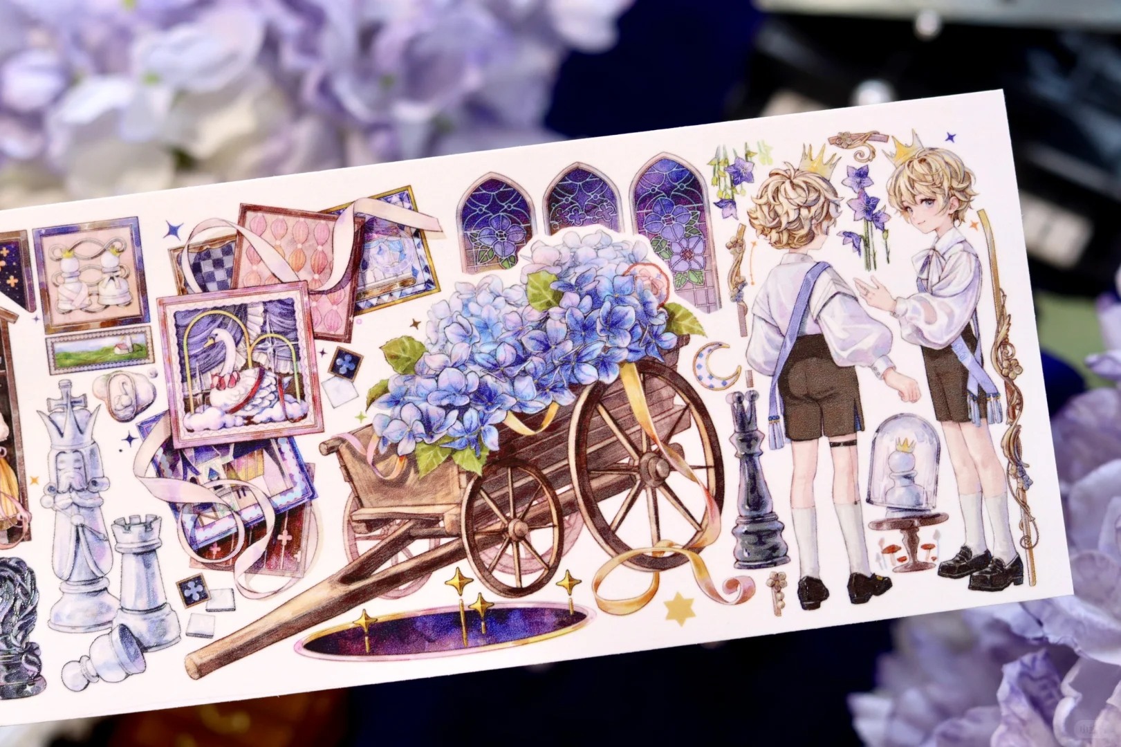 Shine x StudioVI PET Tape Sample - Feathered Dream River