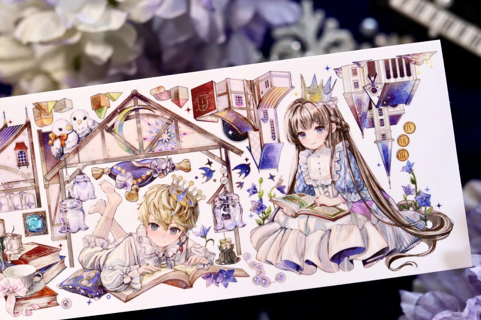 Shine x StudioVI PET Tape Sample - Feathered Dream River