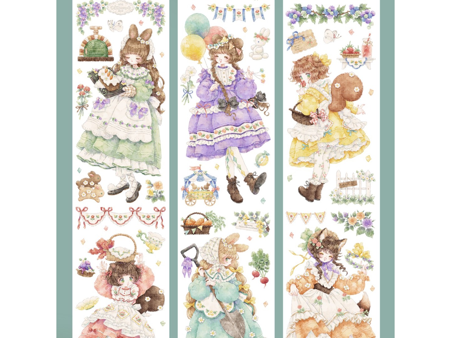 Shine PET Tape Sample - Forest Friends Club