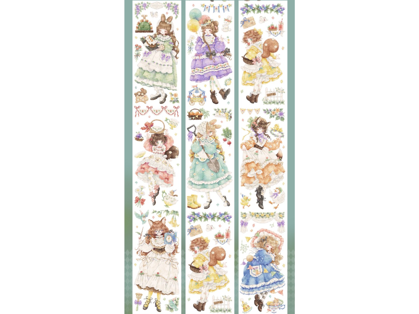 Shine PET Tape Sample - Forest Friends Club