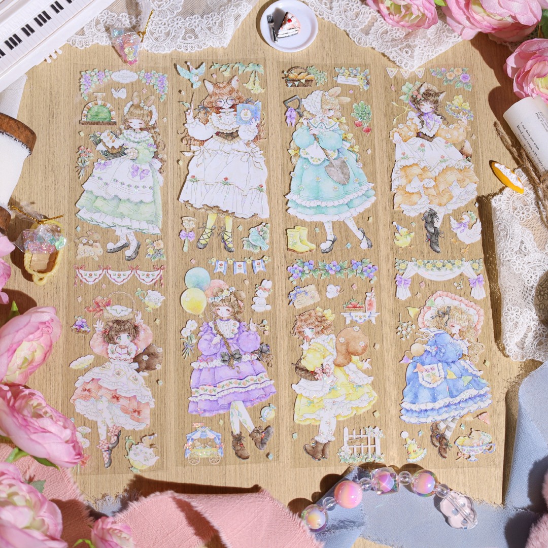 Shine PET Tape Sample - Forest Friends Club