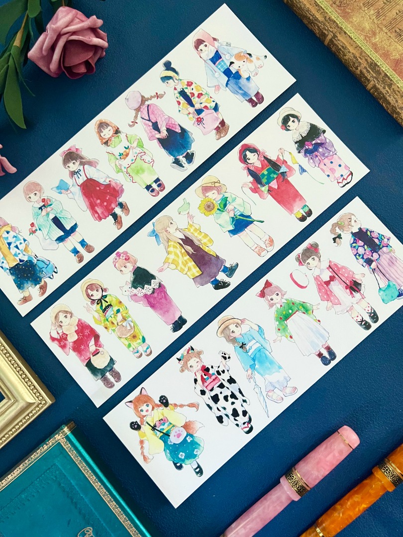 Tian Xiaobao Washi Tape Sample - Those Girls 2