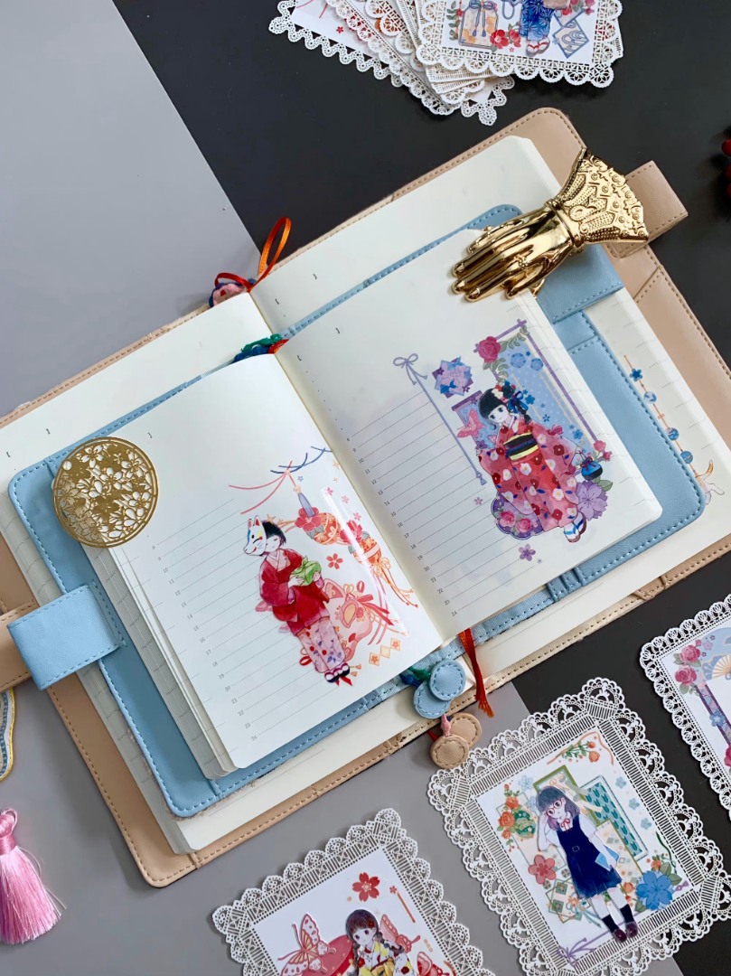 Tian Xiaobao Washi Tape Sample - Those Girls 1