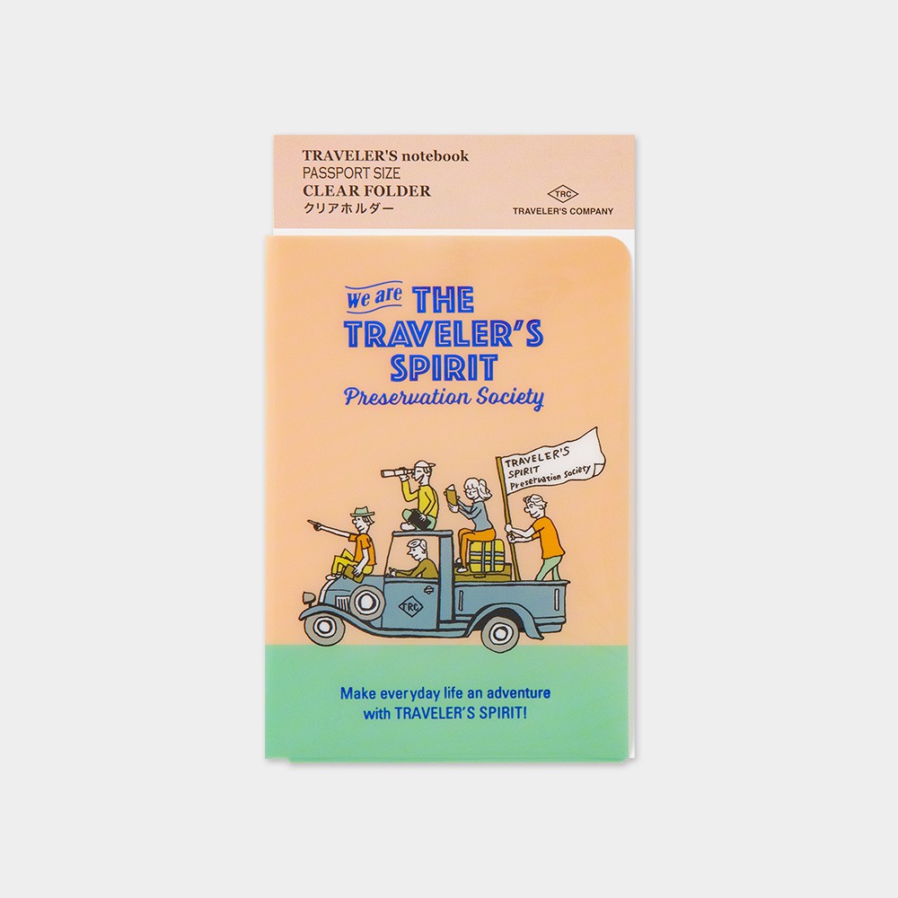 2026 Traveler's Company Clear Folder - Passport Size