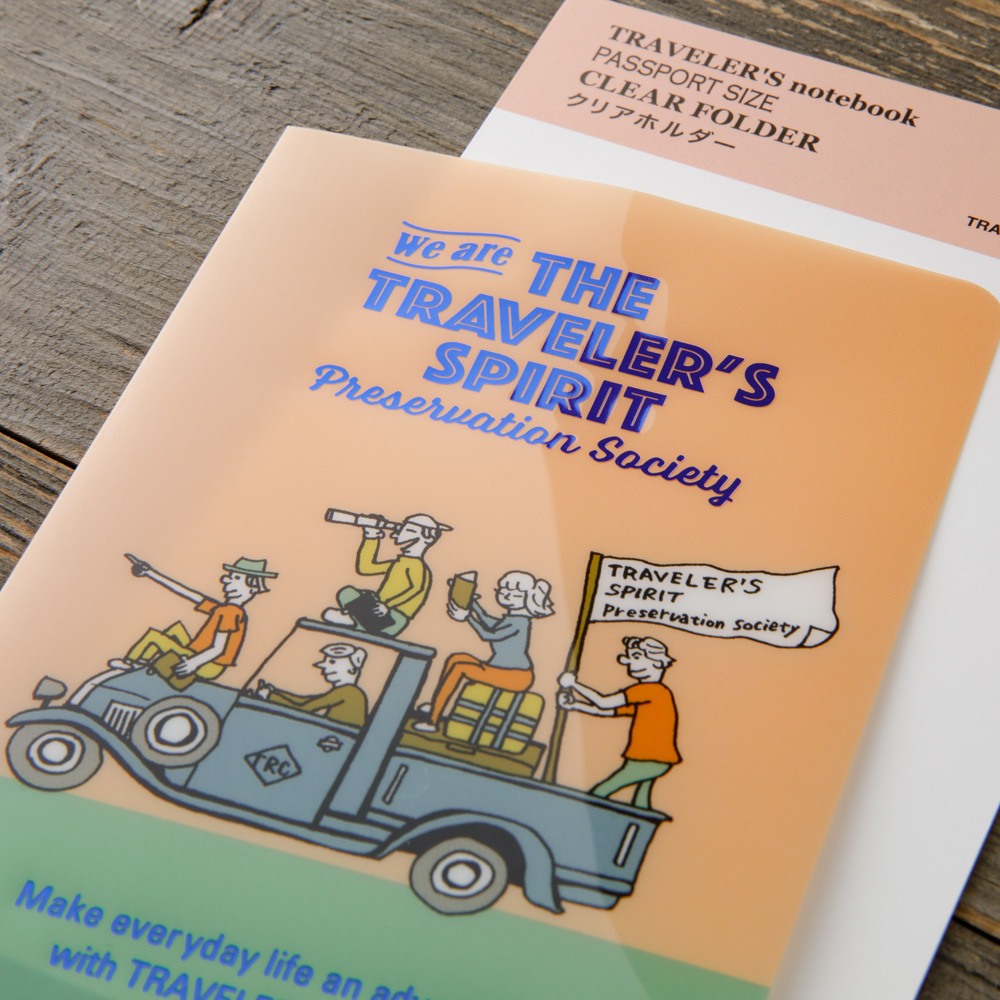 2026 Traveler's Company Clear Folder - Passport Size