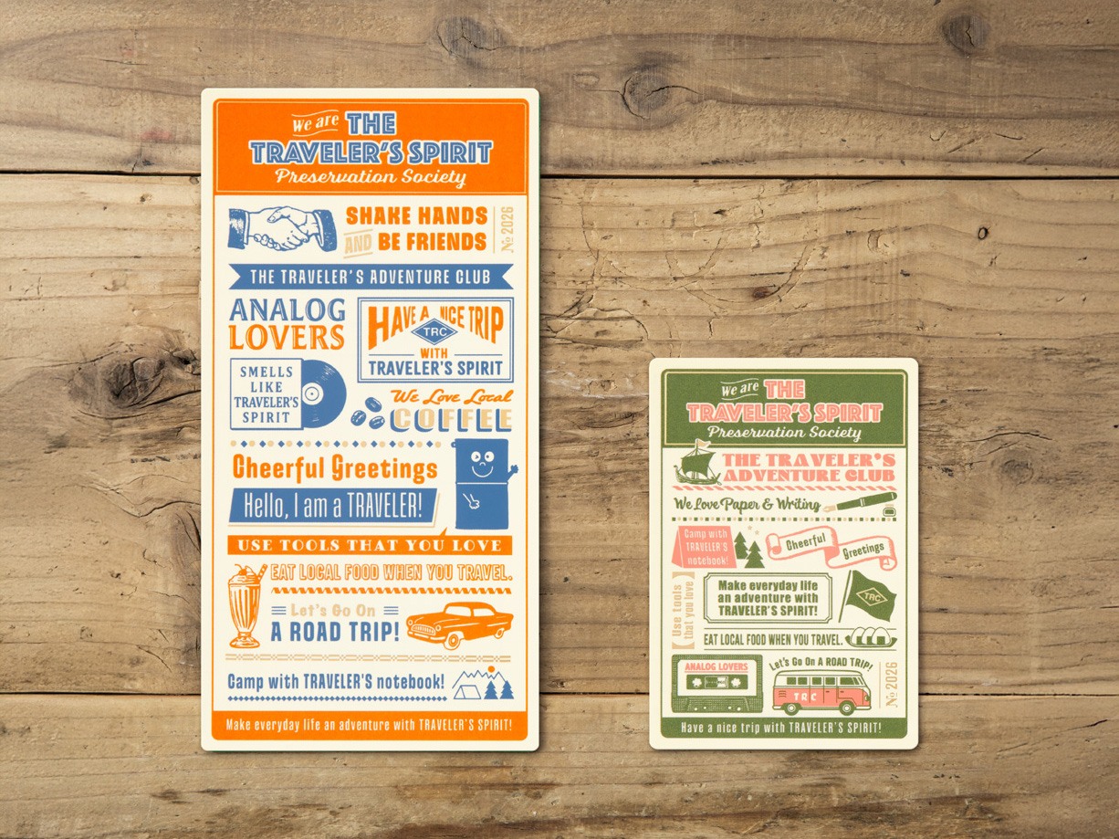 2026 Traveler's Notebook Underlay - Passport Size