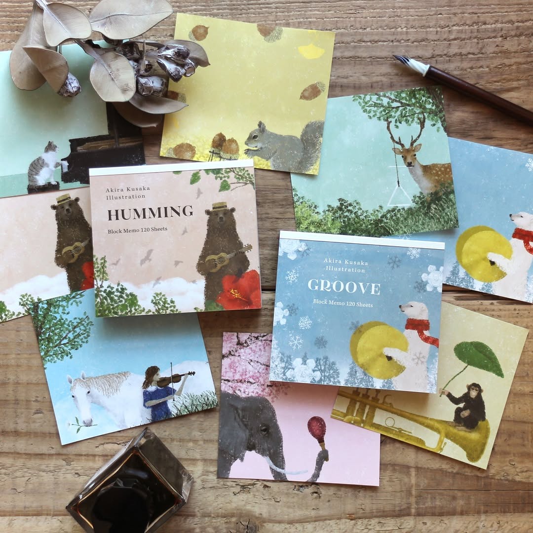 Cozyca x Akira Kusaka Memo Pad - Groove