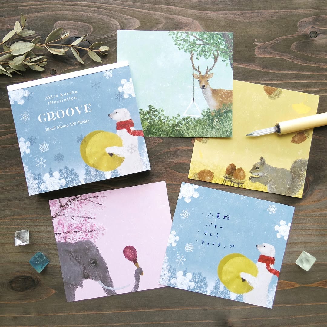 Cozyca x Akira Kusaka Memo Pad - Groove