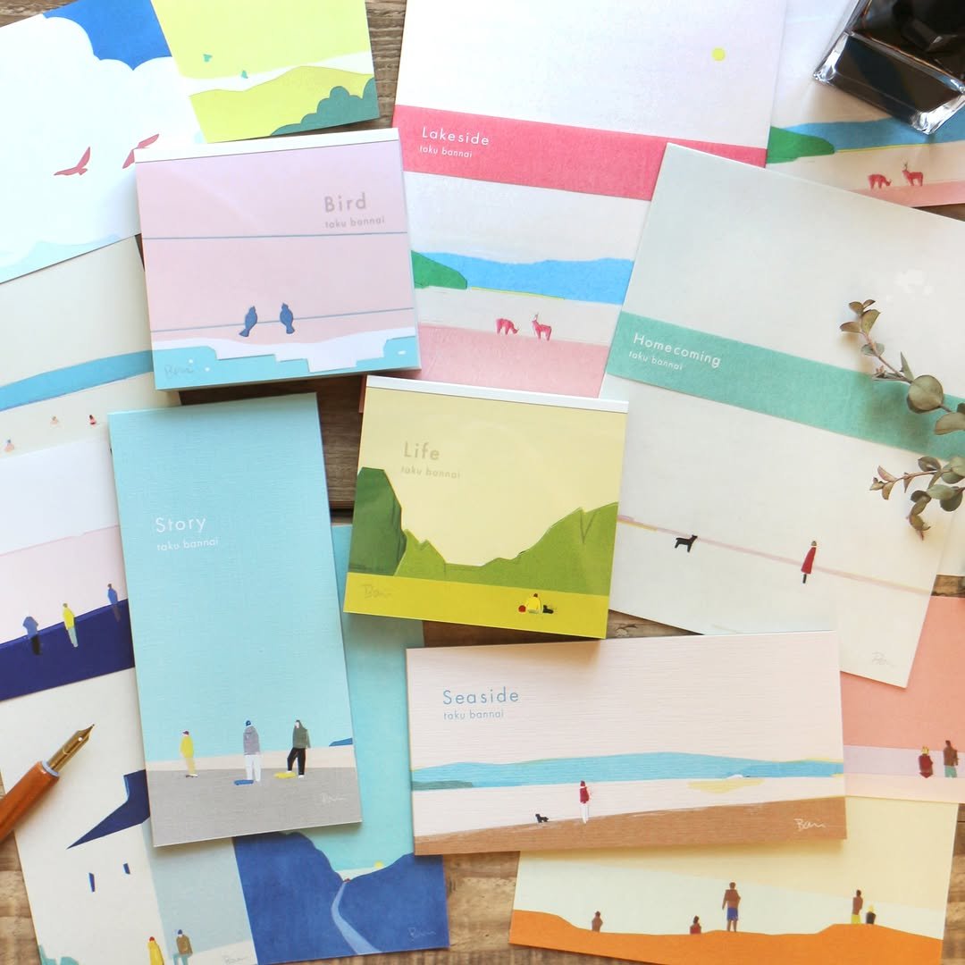 Cozyca x Taku Bannai Memo Pad - Life