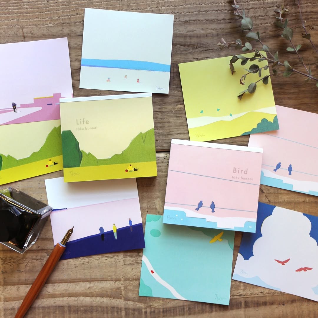 Cozyca x Taku Bannai Memo Pad - Life