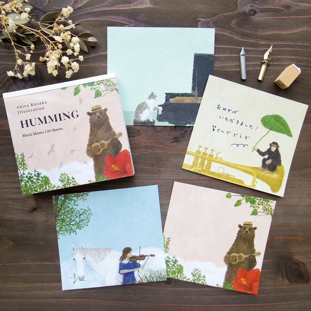 Cozyca x Akira Kusaka Memo Pad - Humming