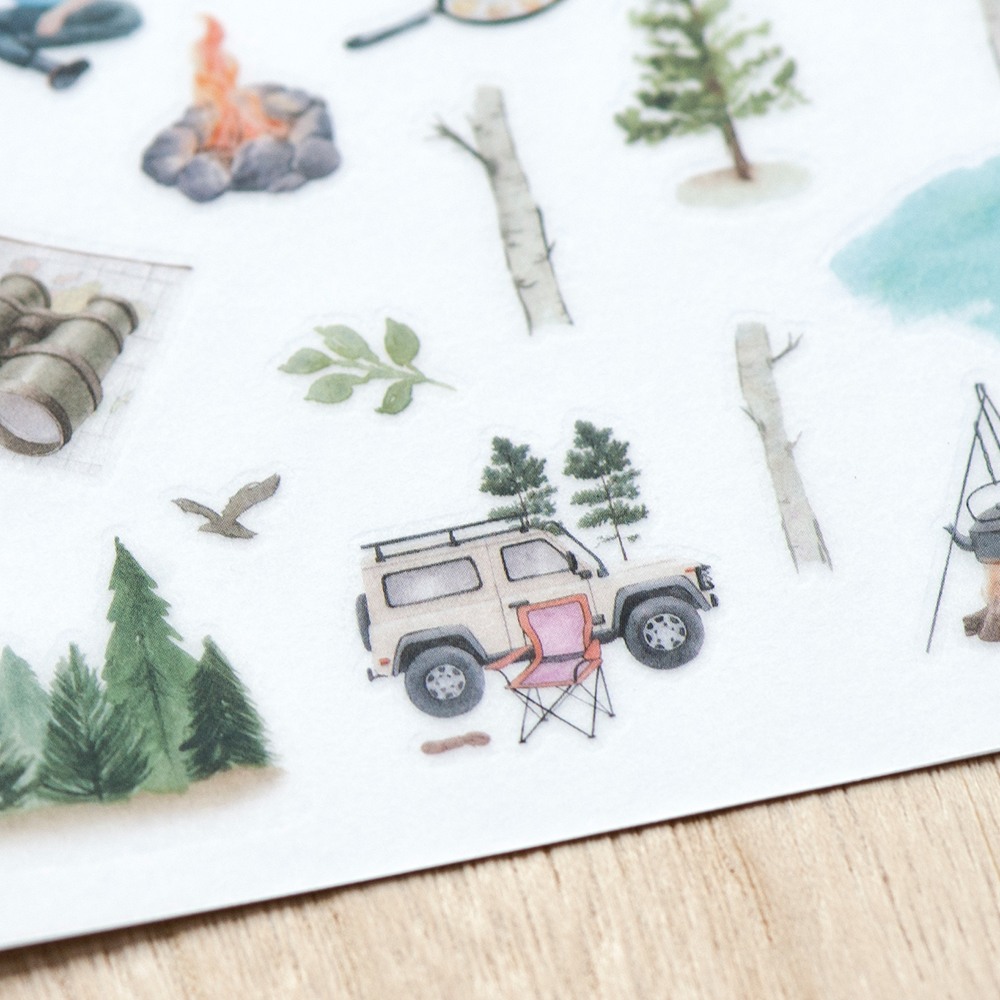 MU Print-On Transfer Stickers 264 - Outdoor Life