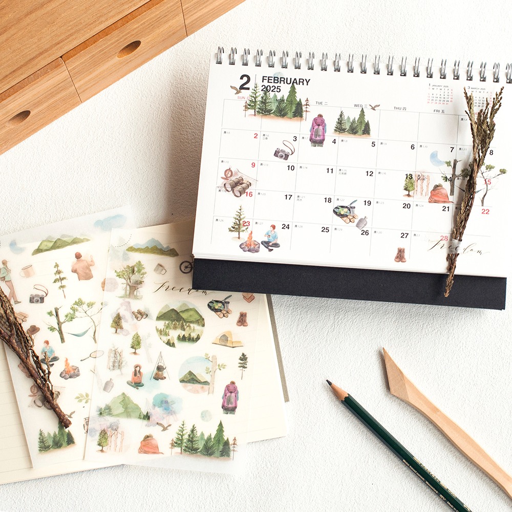 MU Print-On Transfer Stickers 264 - Outdoor Life