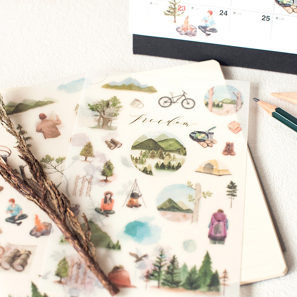 MU Print-On Transfer Stickers 264 - Outdoor Life