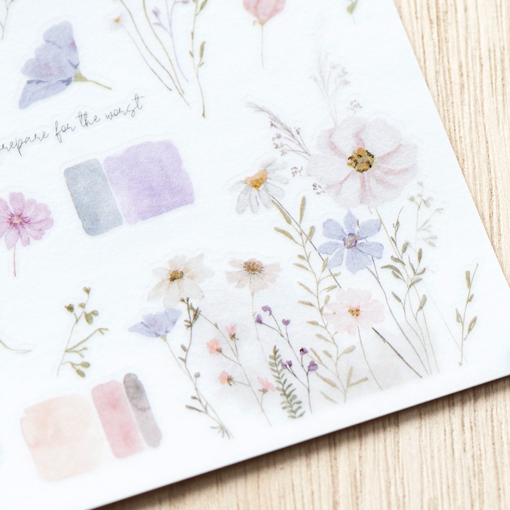 MU Print-On Transfer Stickers 266 - Secret Garden