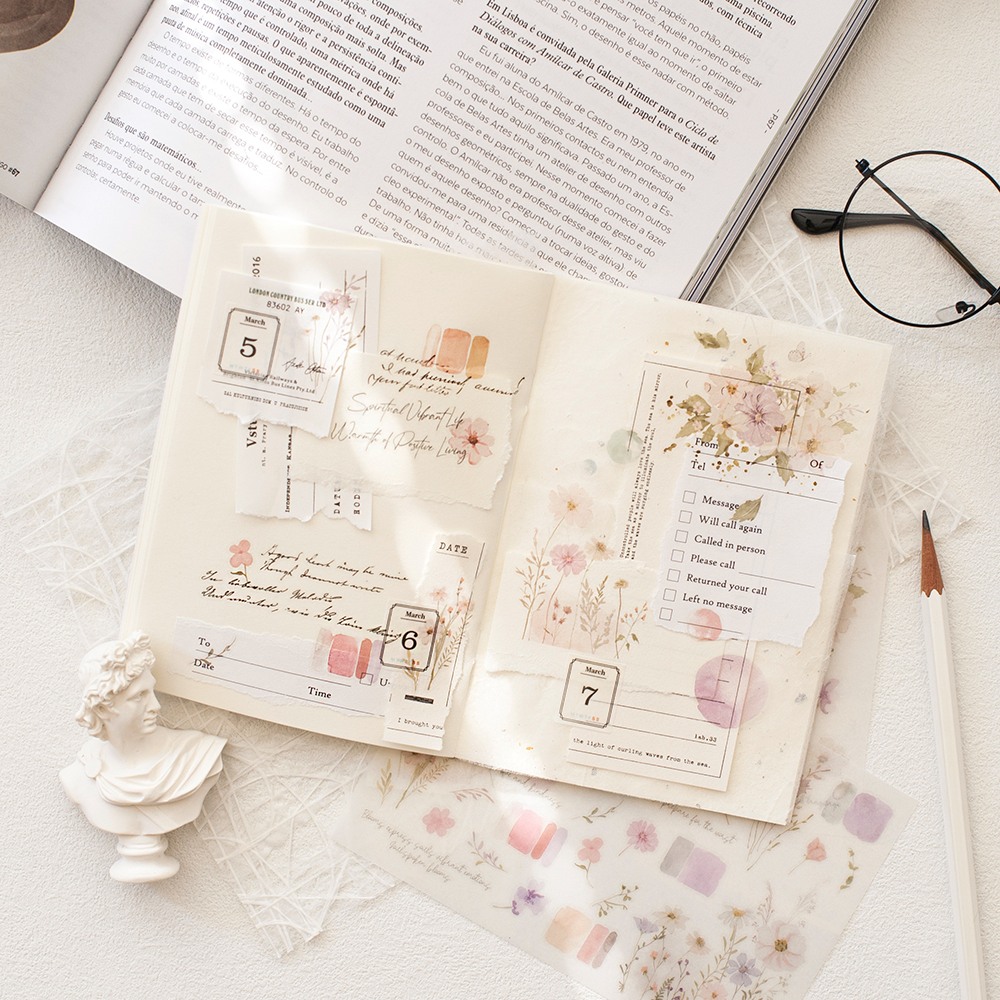 MU Print-On Transfer Stickers 266 - Secret Garden