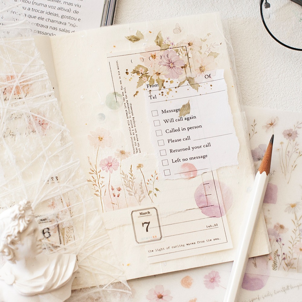 MU Print-On Transfer Stickers 266 - Secret Garden