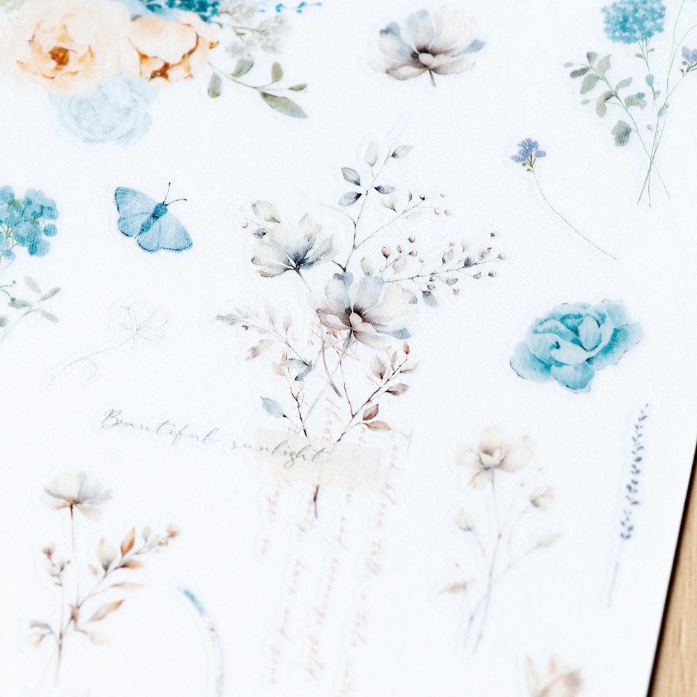 MU Print-On Transfer Stickers 268 - Summer Blooms