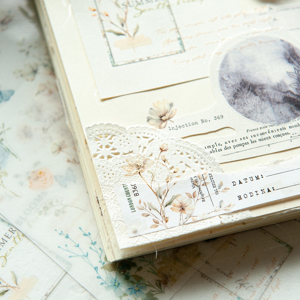 MU Print-On Transfer Stickers 268 - Summer Blooms