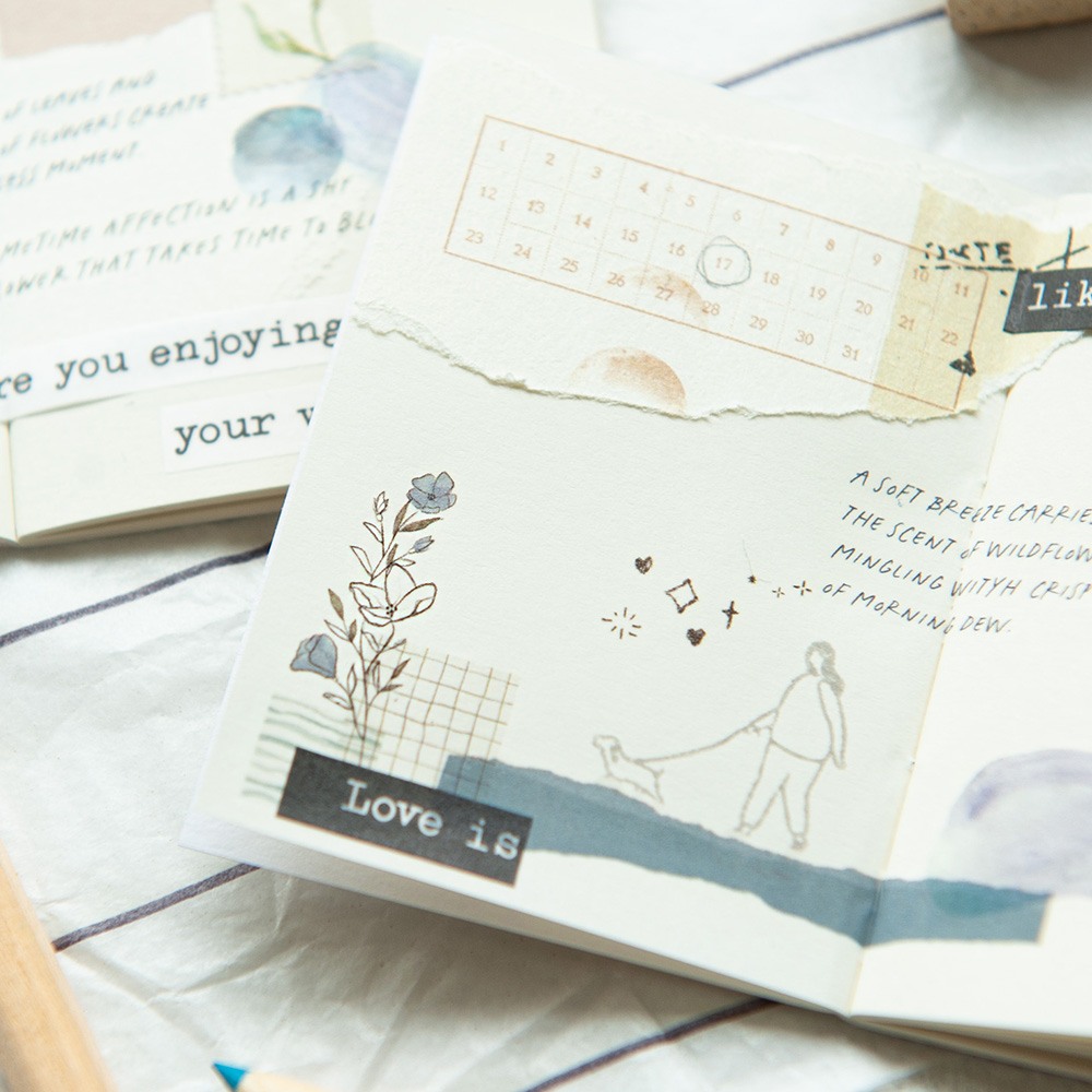 MU Print-On Transfer Stickers 269 - Watercolor Botanical