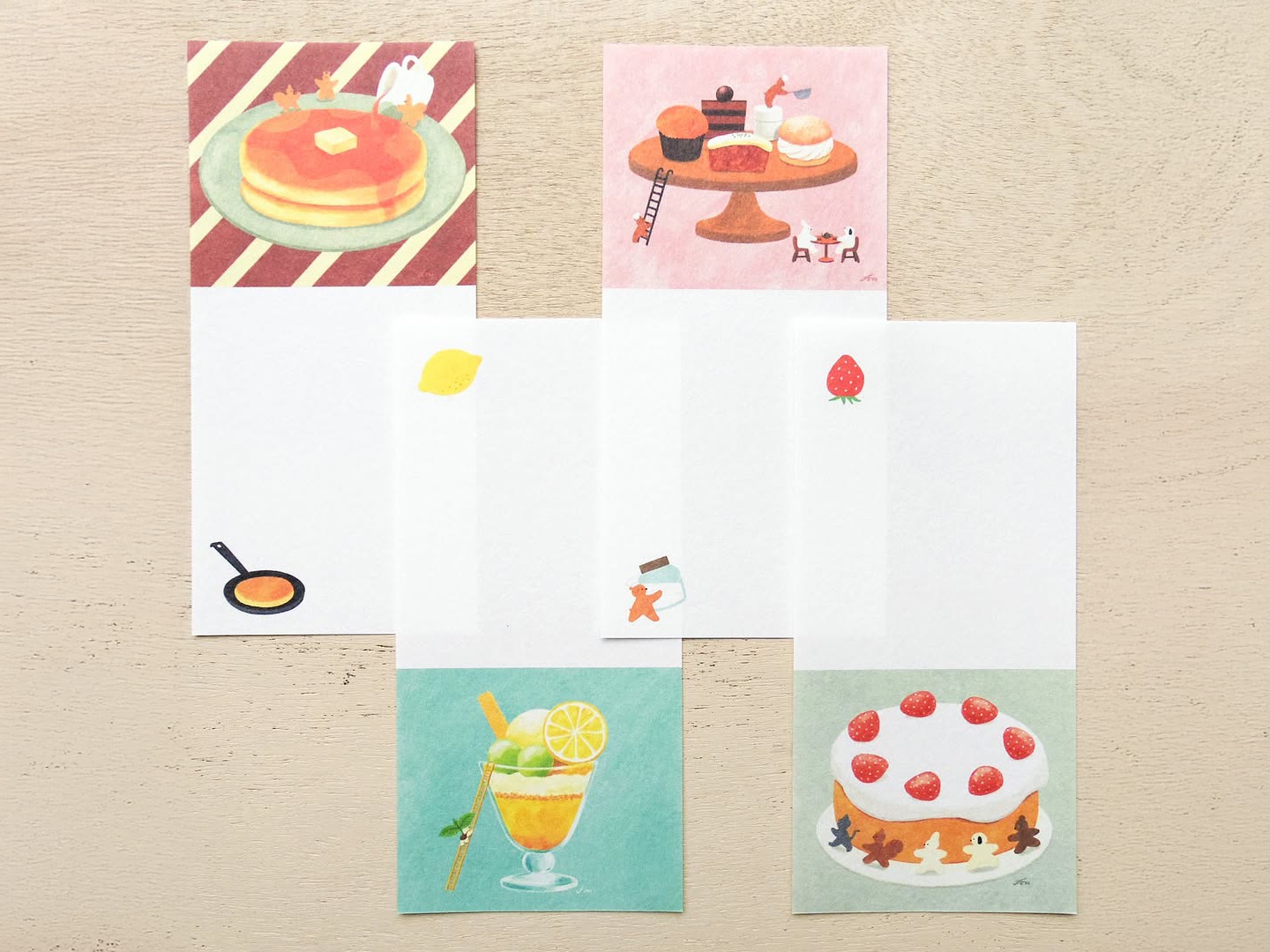 Cozyca x Mariko Fukuoka Notepad - Sweets