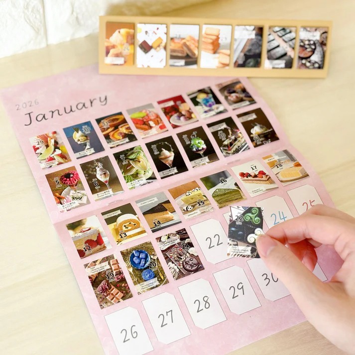 2026 Himekuri Daily Sticky Calendar - Sweets