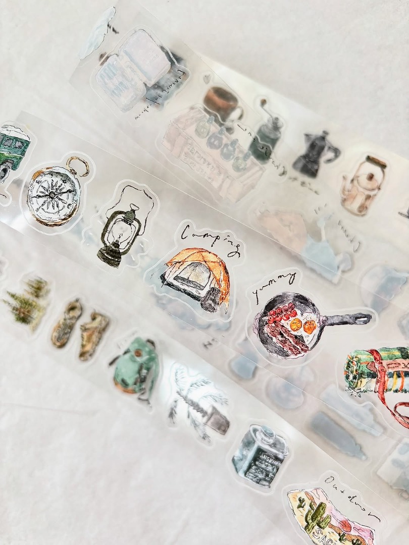 Pion Glossy PET Tape Kiss-Cut - Solo Travel