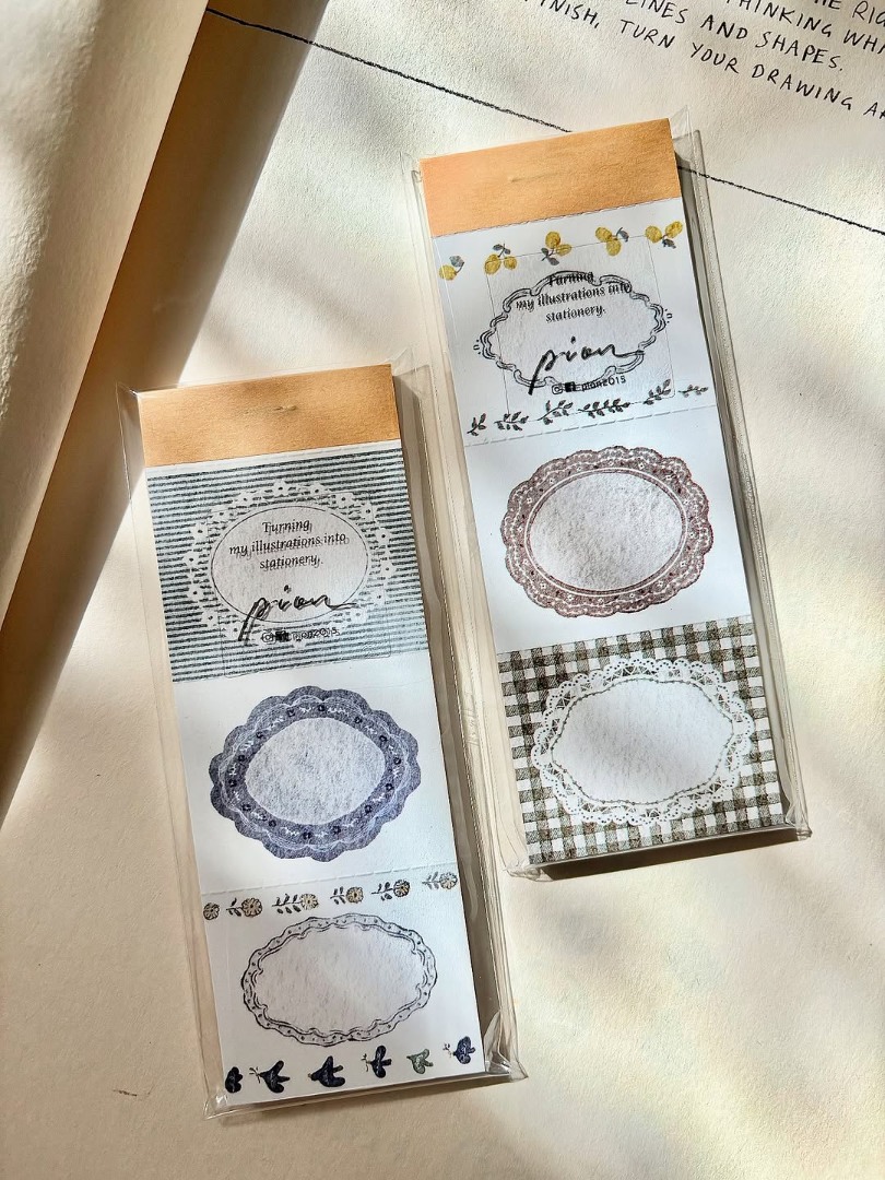 Pion Notepad - Lemon And Blue