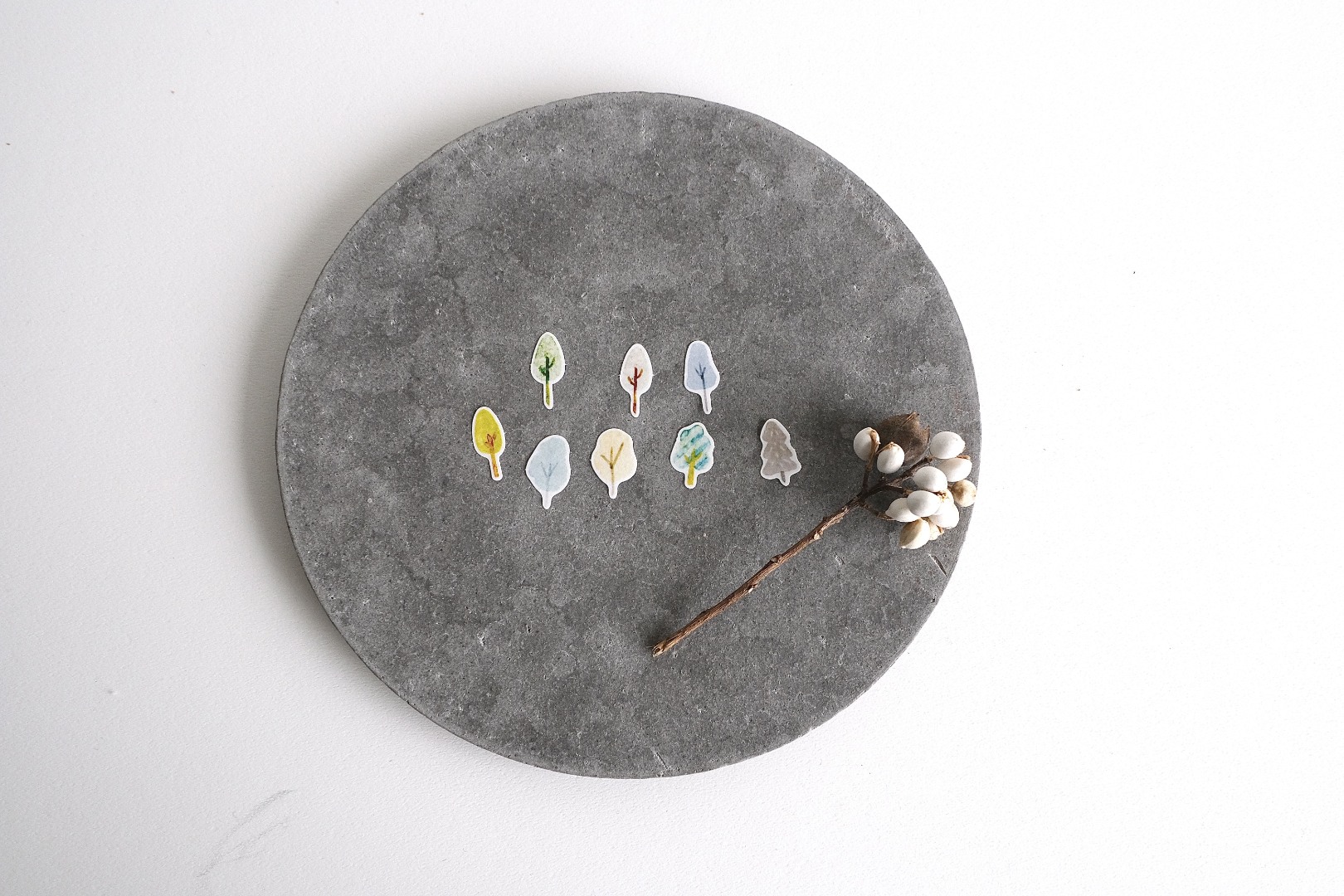 Yohaku Flake Sticker F-019 - Mori no Okude