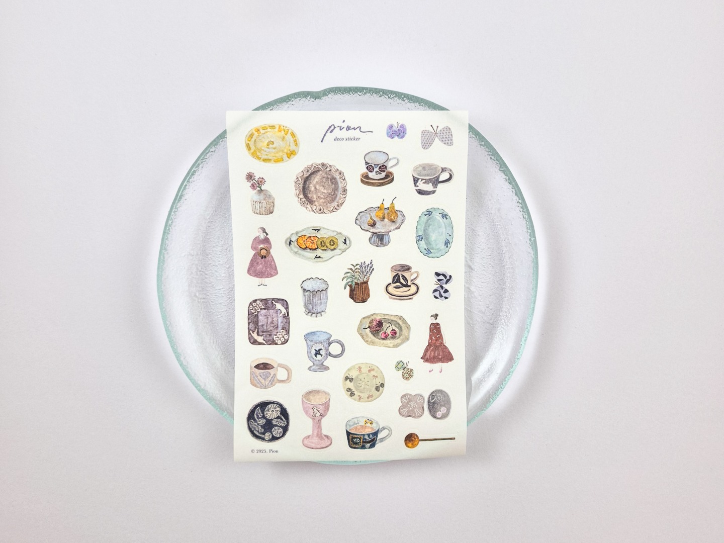 Pion Washi Stickers 1 Sheet - Pottery