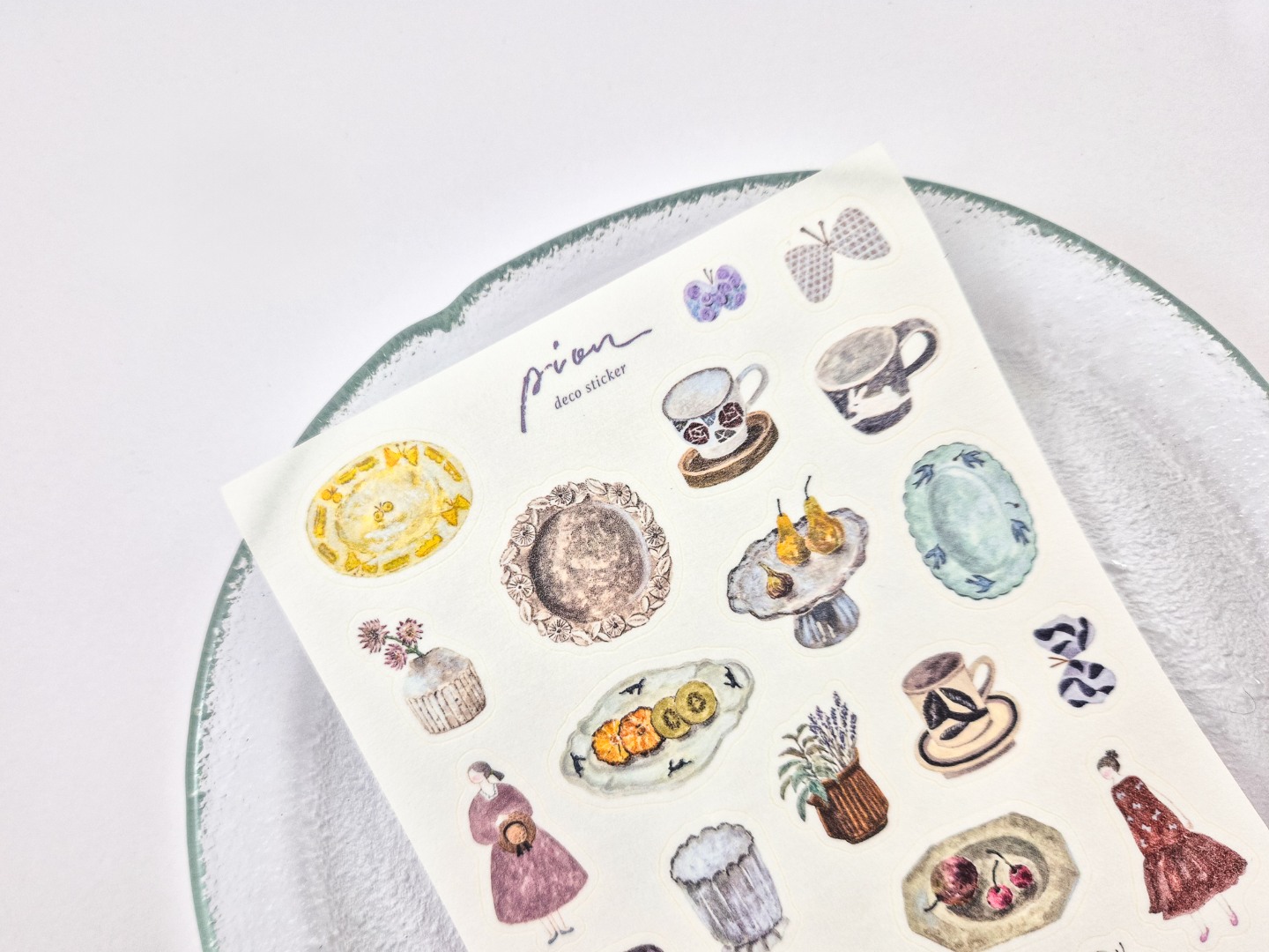 Pion Washi Stickers 1 Sheet - Pottery